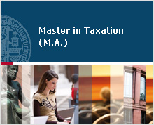 Master Internationales Steuerrecht
